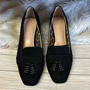 Kelly & Katie Black Gold KK-Beeka Tassle Heel Shoes Women’s Size 8